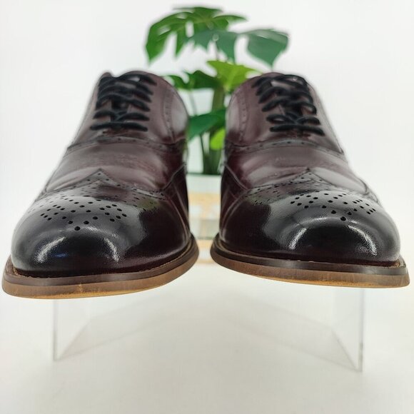 Stacy Adams Men\'s Dunbar Wingtip Brown Oxford Dress Shoes Size 9M main image 4